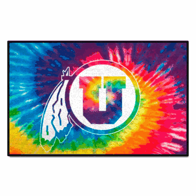 Utah Utes Tie Dye Starter Mat Accent Rug