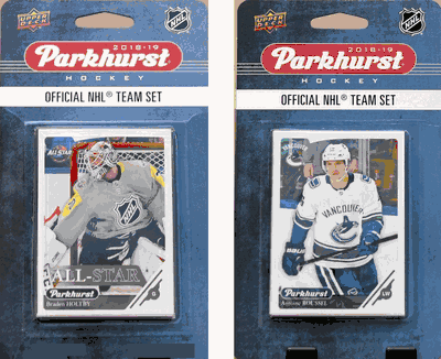 Vancouver Canucks Trading Cards - 2018-19 Parkhurst Set and All-Star Set