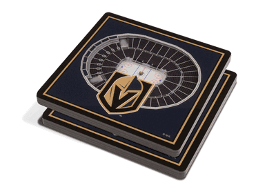 Vegas Golden Knights 3D StadiumViews 2-Pack Coaster Set