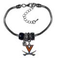 Virginia Cavaliers Euro Bead Bracelet