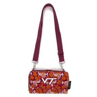 Virginia Tech Bloom Cross Body Wallet
