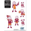 Virginia Tech Hokies Family Decal Set Small