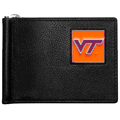 Virginia Tech Hokies Leather Bill Clip Wallet Virginia Tech Hokies Leather Bill Clip Wallet