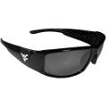 W. Virginia Mountaineers Black Wrap Sunglasses