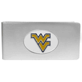 W. Virginia Mountaineers Brushed Metal Money Clip W. Virginia Mountaineers Brushed Metal Money Clip