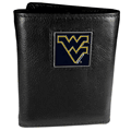 W. Virginia Mountaineers Leather Trifold Wallet W. Virginia Mountaineers Leather Trifold Wallet