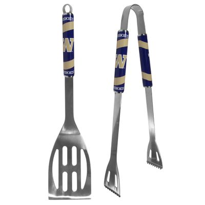 Washington Huskies 2 pc Steel BBQ Tool Set