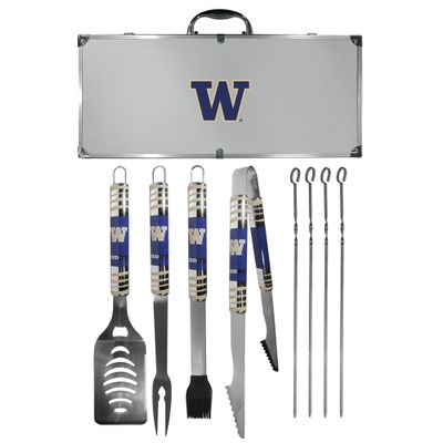 Washington Huskies 8 pc Tailgater BBQ Set