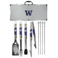 Washington Huskies 8 pc Tailgater BBQ Set Washington Huskies 8 pc Tailgater BBQ Set