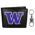 Washington Huskies Bi-fold Wallet & Valet Key Chain