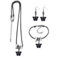 Washington Huskies Euro Bead Jewelry 3 piece Set Washington Huskies Euro Bead Jewelry 3 piece Set