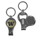 Washington Huskies Nail Care/Bottle Opener Key Chain