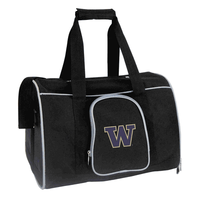 Washington Huskies Pet Carrier Premium 16" Bag