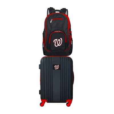 Washington Nationals 2 Piece Set Luggage and Backpack