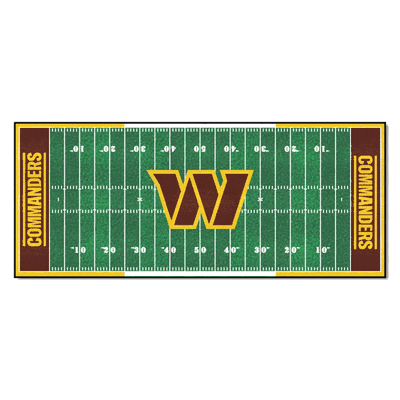Washington Commanders Football Field Runner Rug