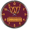 Washington Football Team Round Chrome Wall Clock