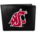 Washington St. Cougars Bi-fold Wallet Large Logo Washington St. Cougars Bi-fold Wallet Large Logo