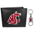 Washington St. Cougars Bi-fold Wallet & Valet Key Chain Washington St. Cougars Bi-fold Wallet & Valet Key Chain