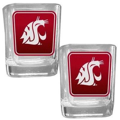 Washington St. Cougars Square Glass Shot Glass Set