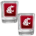 Washington St. Cougars Square Glass Shot Glass Set