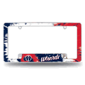 Washington Wizards Tie Dye Chrome Automotive License Plate Frame Washington Wizards Tie Dye Chrome Automotive License Plate Frame