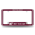 West Texas A&m Buffalos Classic Chrome Automotive License Plate Frame