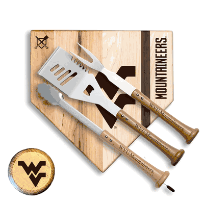 West Virginia 12 Inch Silver Slugger Grill Tool Set