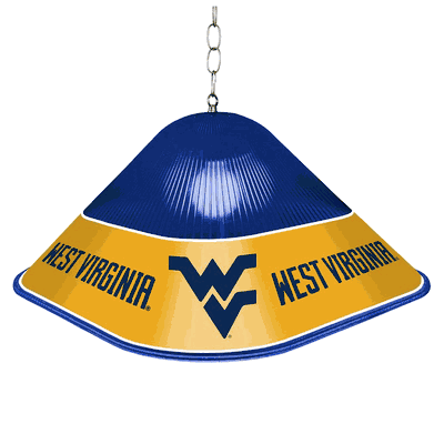 West Virginia Mountaineers  Game Table Light-Square-Blue