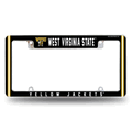 West Virginia State�Yellow Jackets Chrome Auto License Plate Frame