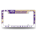 Western Carolina Catamounts Primary Chrome Auto License Plate Frame