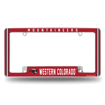 Western Colorado�Mountaineers Chrome Automotive License Plate Frame