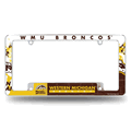 Western Michigan Broncos Primary Chrome Auto License Plate Frame