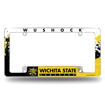 Wichita State Shockers Primary Chrome Automotive License Plate Frame