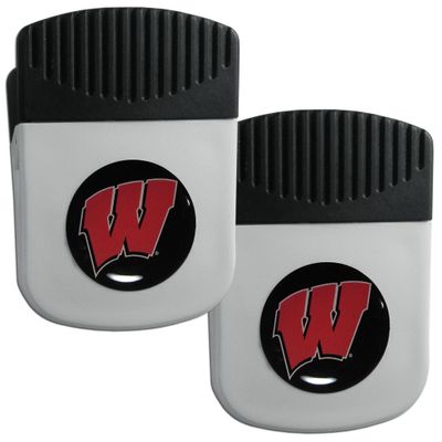 Wisconsin Badgers Clip Magnet with Bottle Opener, 2 pack