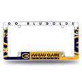 Wisconsin-Eau Claire Blugolds Primary Chrome Auto License Plate Frame