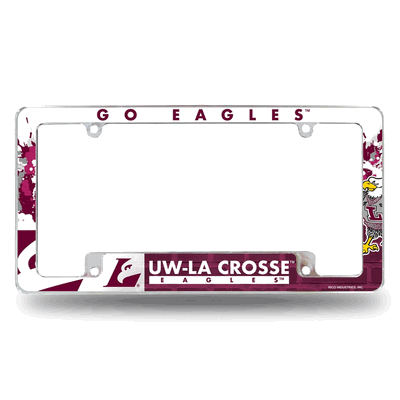 Wisconsin-La Crosse Eagles Primary Chrome Auto License Plate Frame