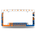 Wisconsin-Platteville Pioneers Primary Chrome  License Plate Frame
