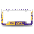 Wisconsin-Stevens Point Pointers Primary Chrome  License Plate Frame