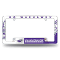 Wisconsin-Whitewater Warhawks Primary Chrome Auto License Plate Frame