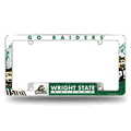 Wright State Raiders Primary Chrome Automotive License Plate Frame