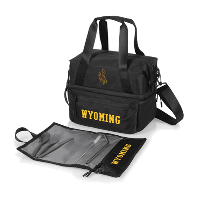 Wyoming Cowboys - Tarana Recycled Lunch Bag Cooler with Utensils