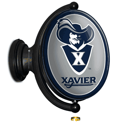 Xavier University Rotating LED Team Spirit Wall Sign-Musketeers