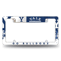 Yale Bulldogs "Go Bulldogs" Chrome Automotive License Plate Frame