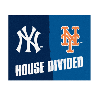 Yankees / Mets  House Divided Mat