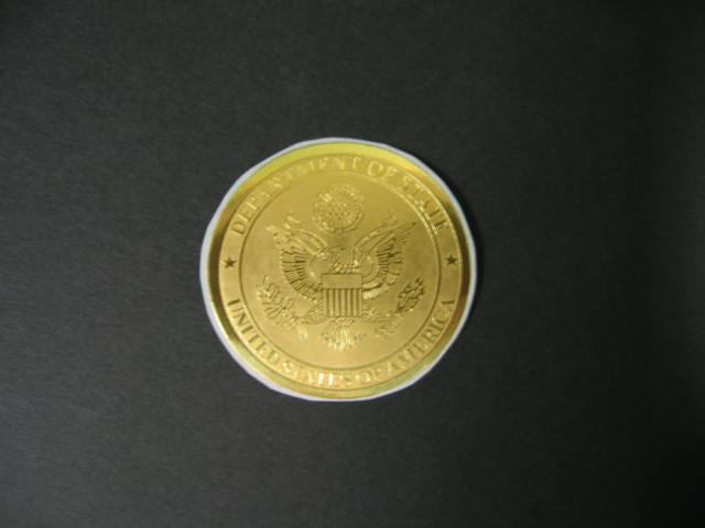 DOS Gold Foil Sticker