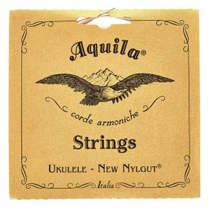 Aquila 26U New Nylgut Baritone 8 String Ukulele Strings Set - DdGgbbee - 2 Red Series