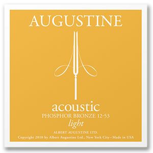Augustine Phosphor Bronze Acoustic Guitar Strings AC-L Light 12-53