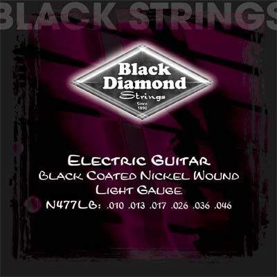 Black Diamond Black Electric Guitar Strings