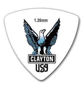 Clayton Acetal Guitar Picks - Rounded Triangle RT126 1.26mm 12 Pack