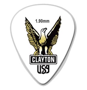 Clayton Acetal Guitar Picks - Standard S190 1.90mm 72 Refill Bag